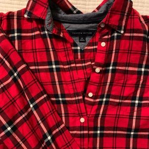 Tommy Hilfiger Red Plaid Shirt
